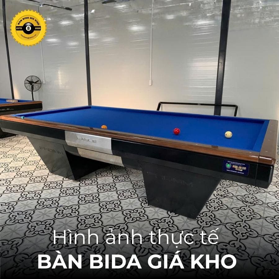 BÀN BIDA 3C EAGLE FROMM MỚI 10 Chiếc bàn được săn đón nhiều ở các CLB