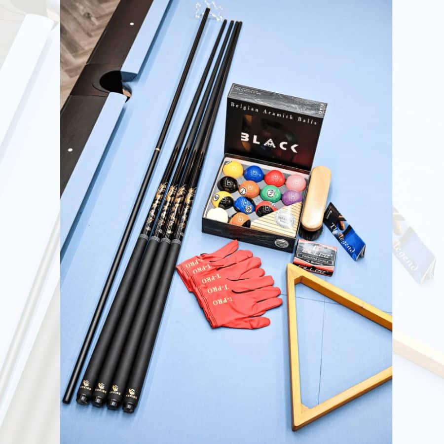 Cách Chọn Mua Bàn Bida Lỗ Phù Hợp Cho Không Gian Của Bạn 3 BỘ PHỤ KIỆN BÀN BIDA LỖ