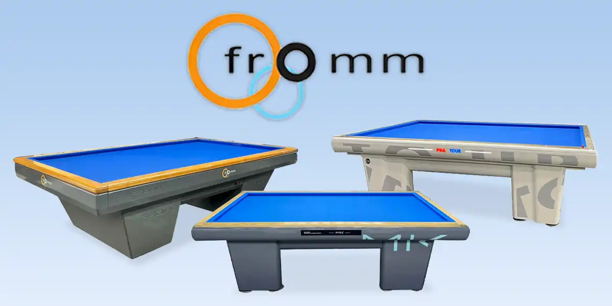 Top 8 Bàn Bida Fromm Giá Kho Tốt Nhất Mà Chủ Quán Cần Biết 3 Giới thiệu thương hiệu bàn bida Fromm