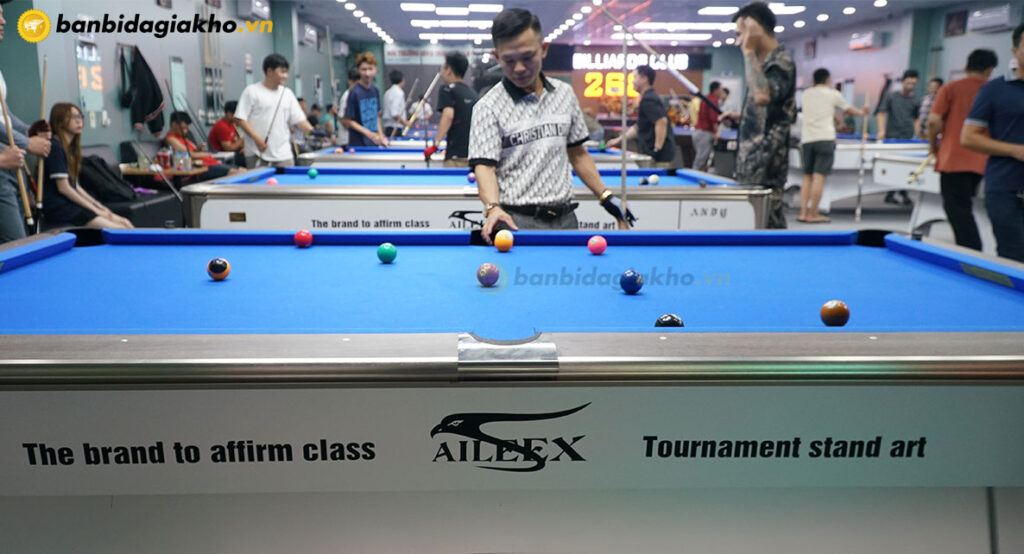 Bàn Bida Giá Kho - Mua Bàn Bida Chính Hãng, Giá Gốc, Giao Toàn Quốc 1 Bàn Bida tại CLB Billiards