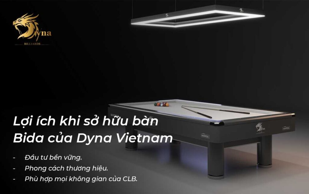 Bàn Bida Líp – Dòng Bàn Kỹ Thuật Chuẩn Cho Cơ Thủ Yêu Thích Sự Tinh Tế 6 BÀN BIDA LÍP DYNA MAVERICK