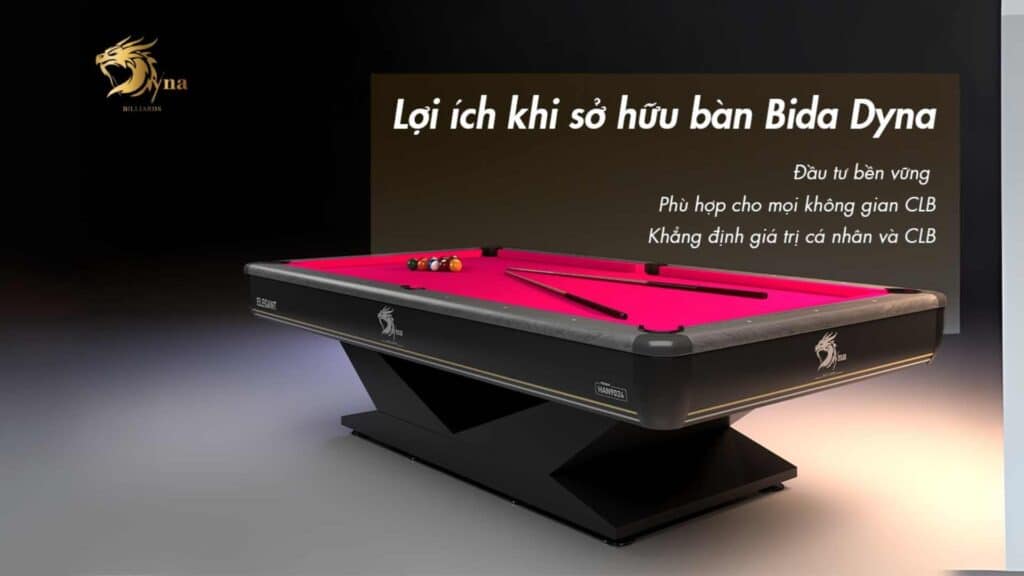 Bàn Bida Giá Kho - Mua Bàn Bida Chính Hãng, Giá Gốc, Giao Toàn Quốc 3 LỢI ÍCH KHI SỞ HỮU BÀN BIDA LỖ DYNA PRECISION