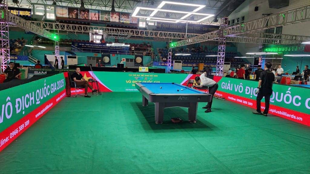 Mua Bàn Bida Aplus Chuẩn Thi Đấu 4 Thương hiệu Aplus Billiards tại các giải thi đấu lớn